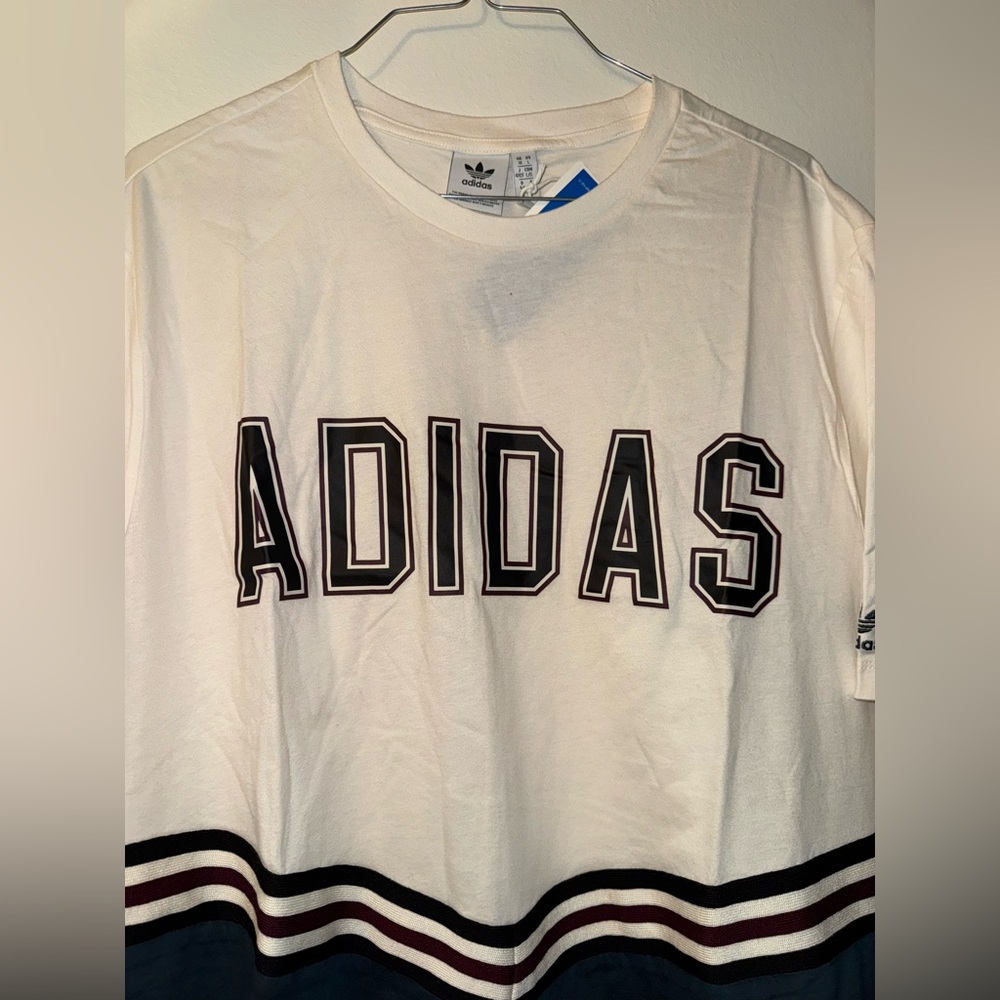 Adidas Originals Chevron Striped Short Sleeve T-Shirt - Picture 9 of 16